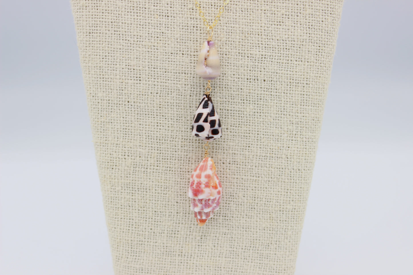 Triple Shell Necklace