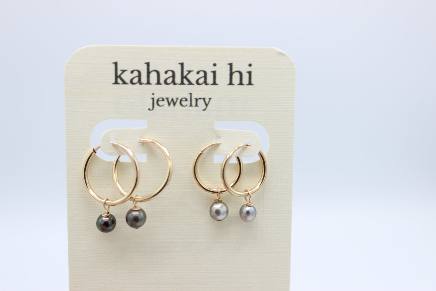 Endless Tahitian Keshi Pearl Earrings
