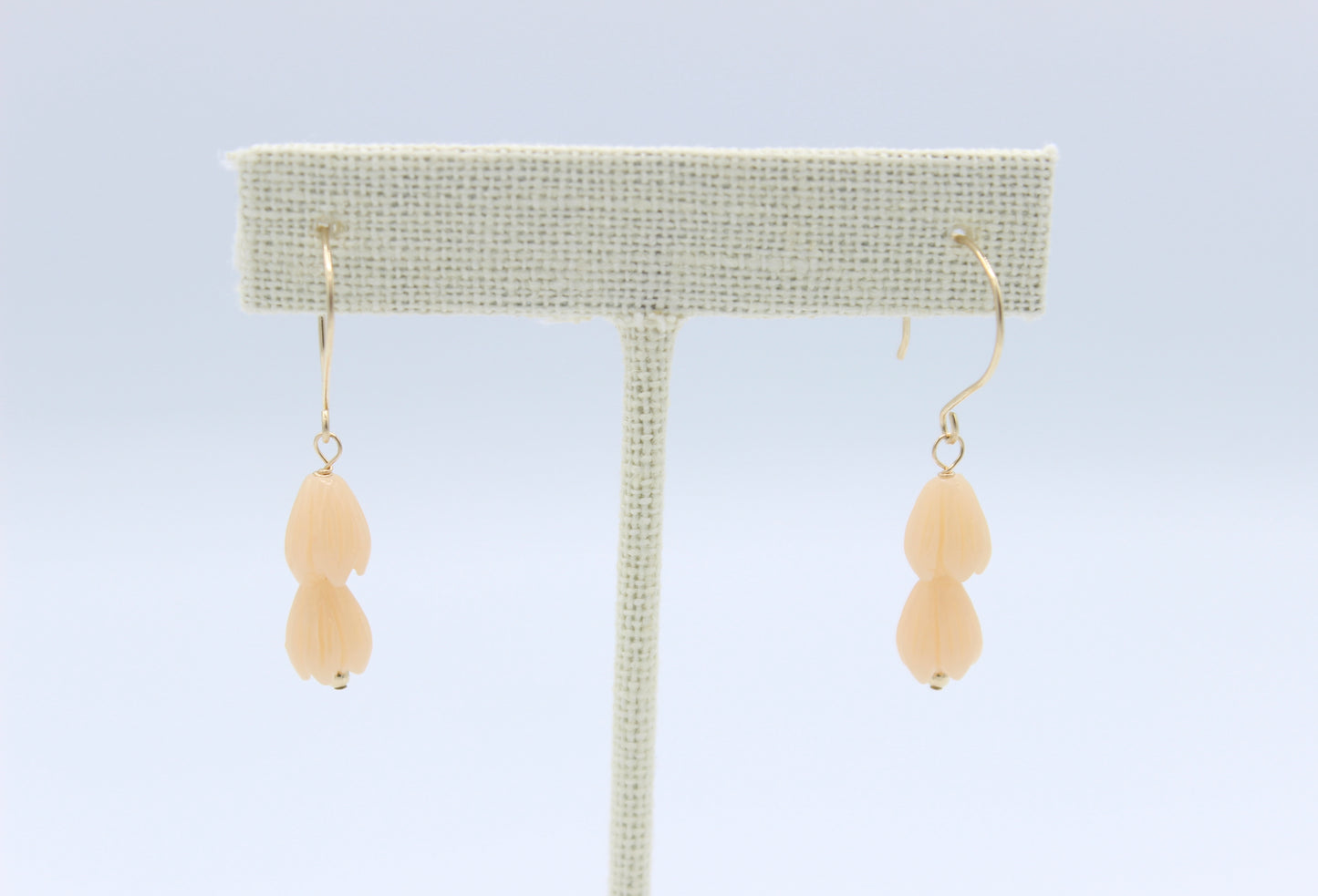 Orange Pikake Earrings