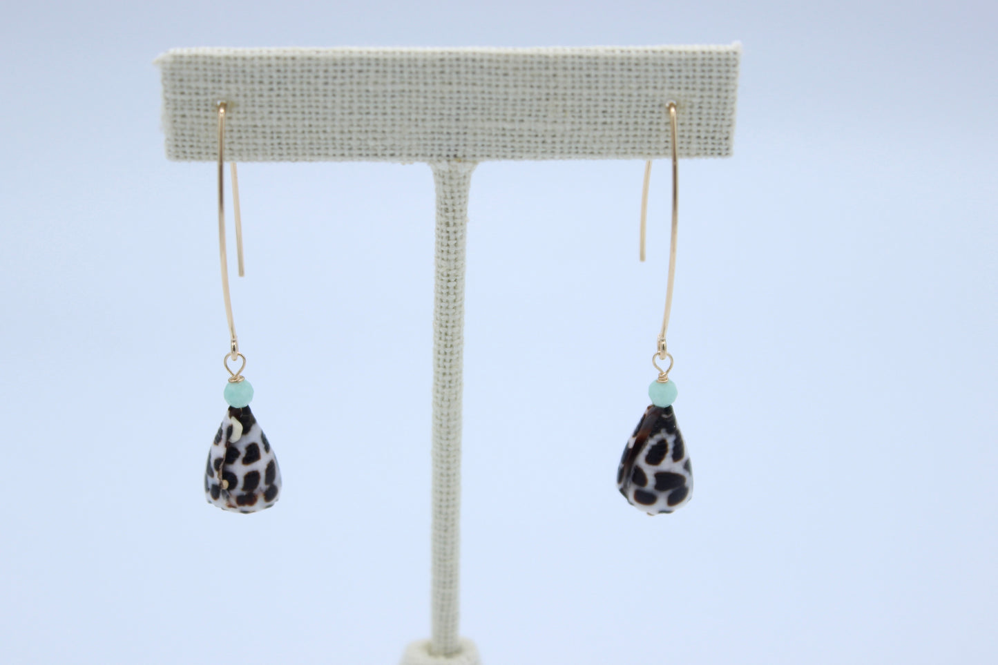 Hebrew Cone Shell Ear Wire Earrings