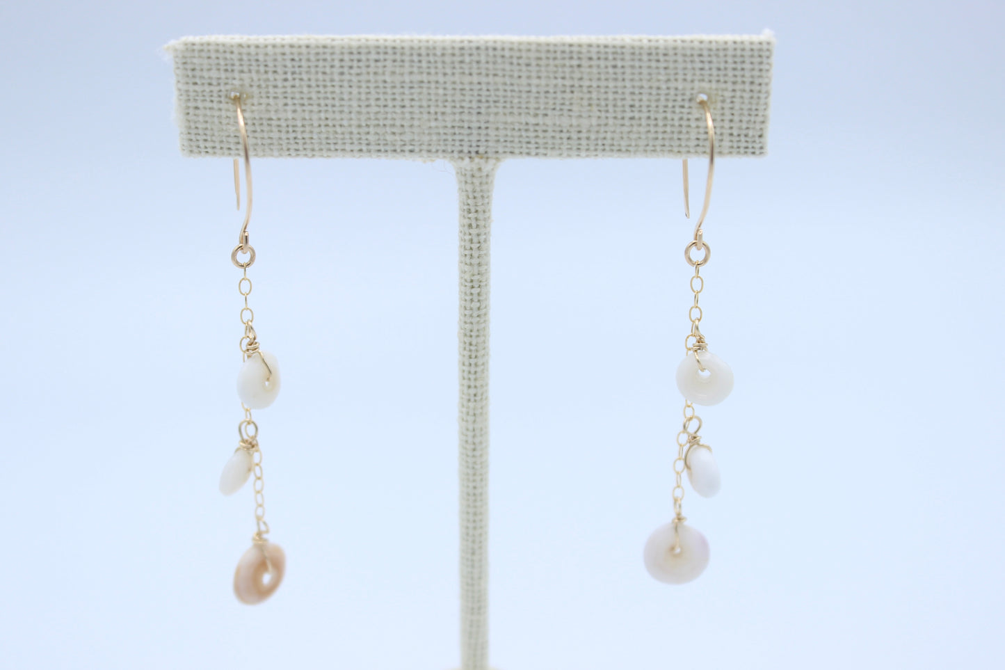 Puka Shell Dangler Earrings