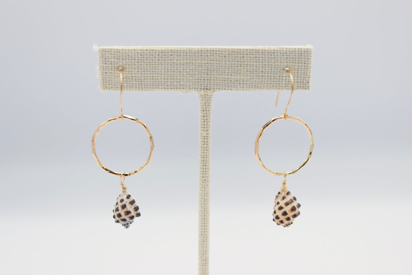 Drupe Shell Hoop Earrings