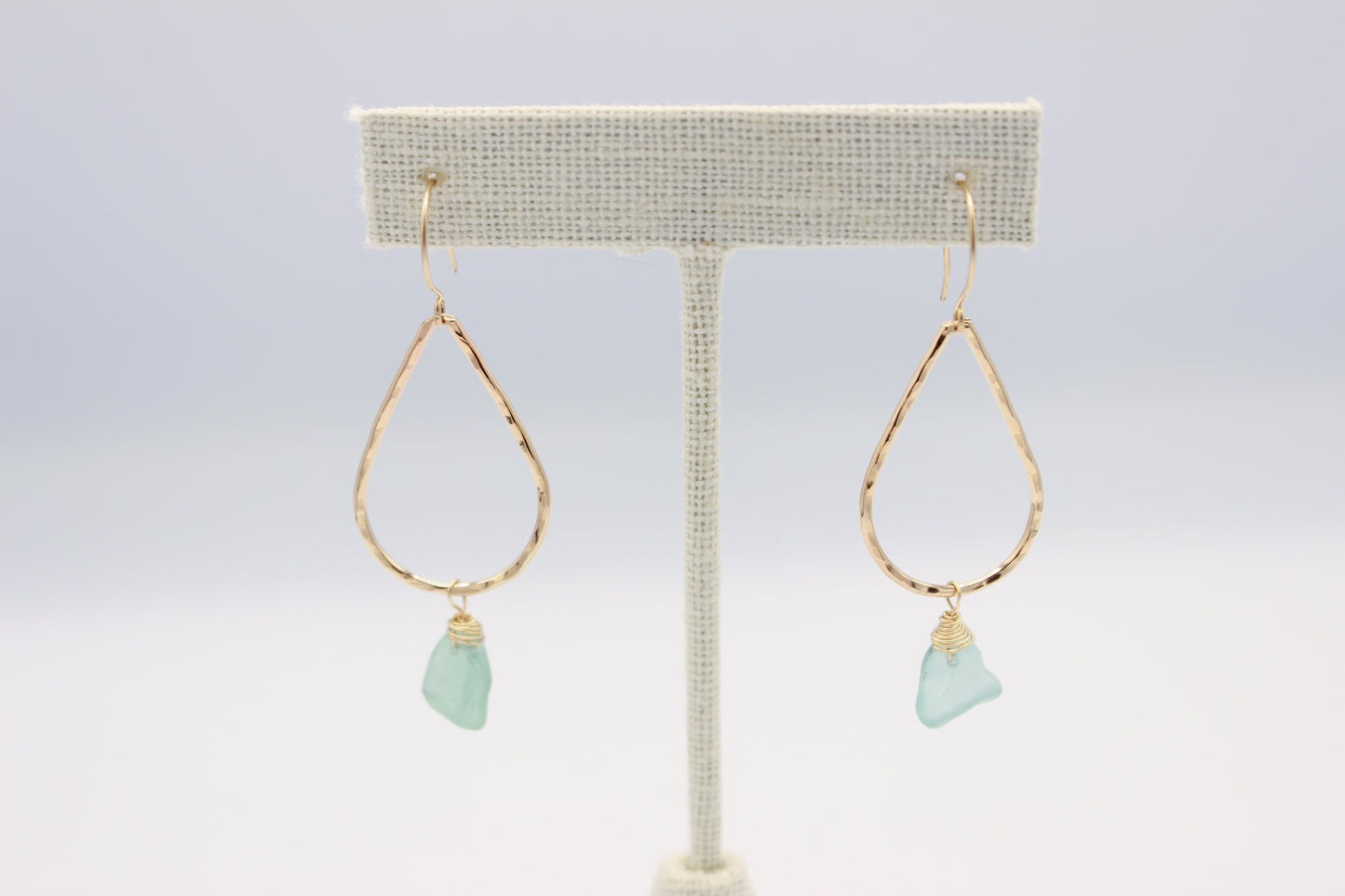 Seaglass Teardrop Earrings