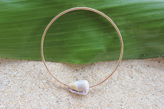 Olive Cone Shell Bangle