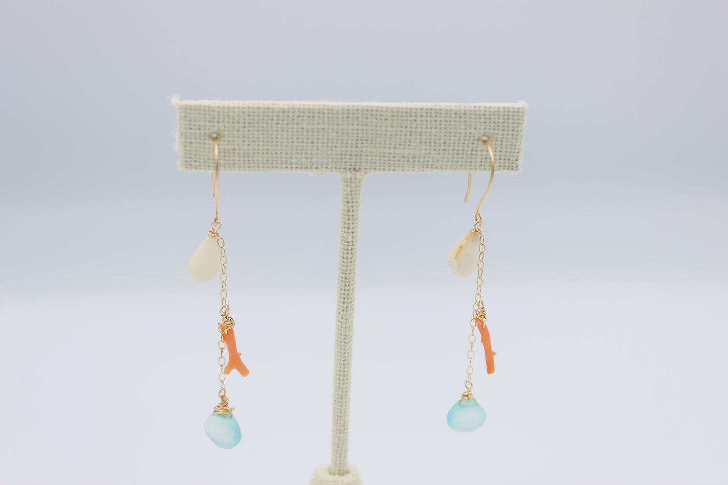 Shell & Coral Danglers