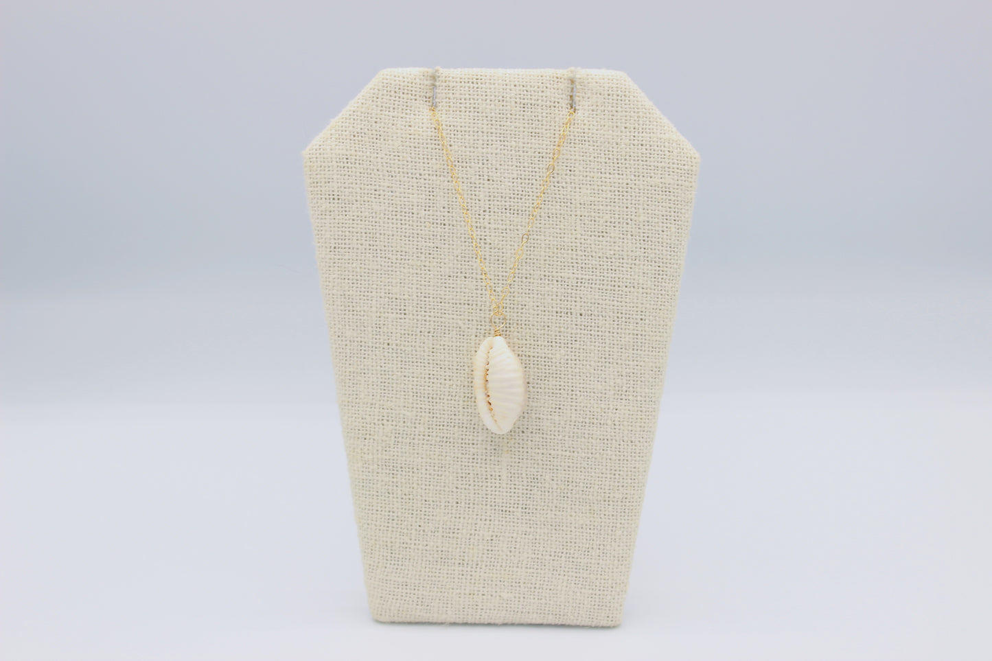 Granulated Cowrie Shell Necklace