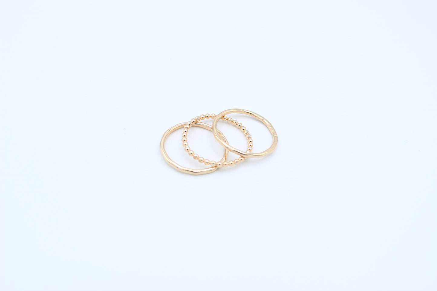 Bubble and Hammered Rings