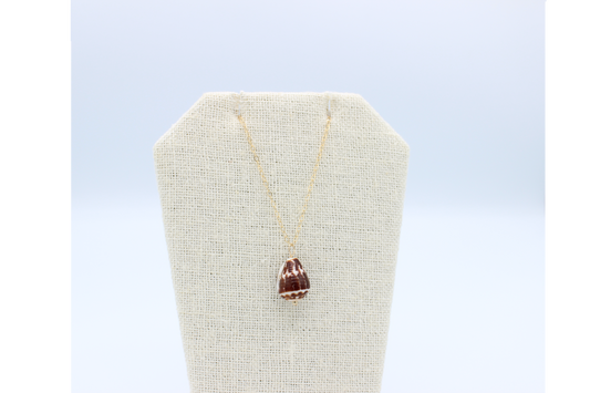 Brown Chaldean Cone Shell Necklace