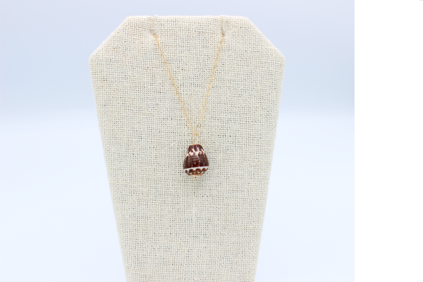 Brown Chaldean Cone Shell Necklace