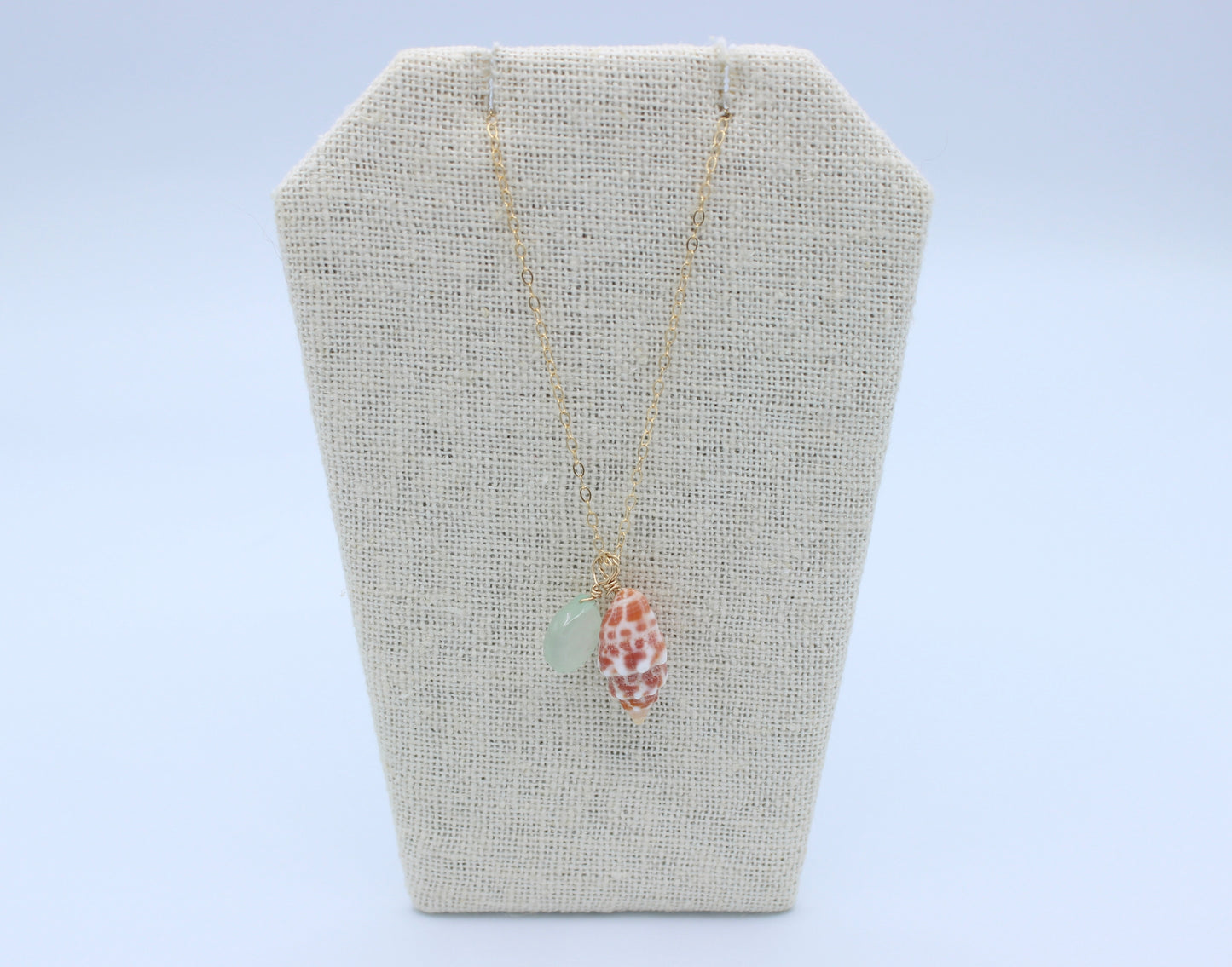 Orange Miter Necklace