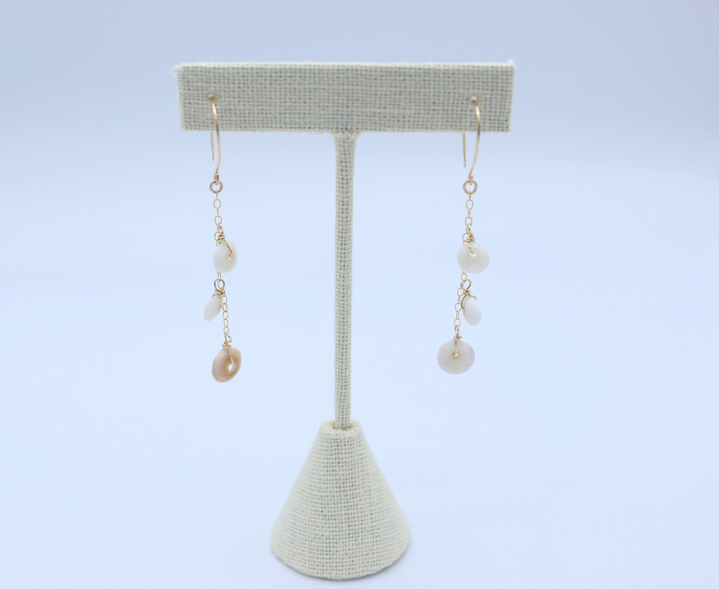 Puka Shell Dangler Earrings