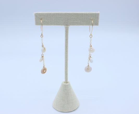 Puka Shell Dangler Earrings