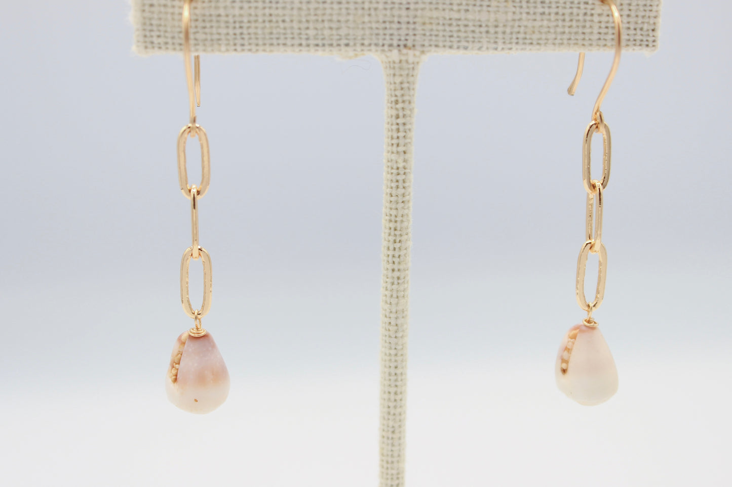 Paperlink Cone Shell Earrings